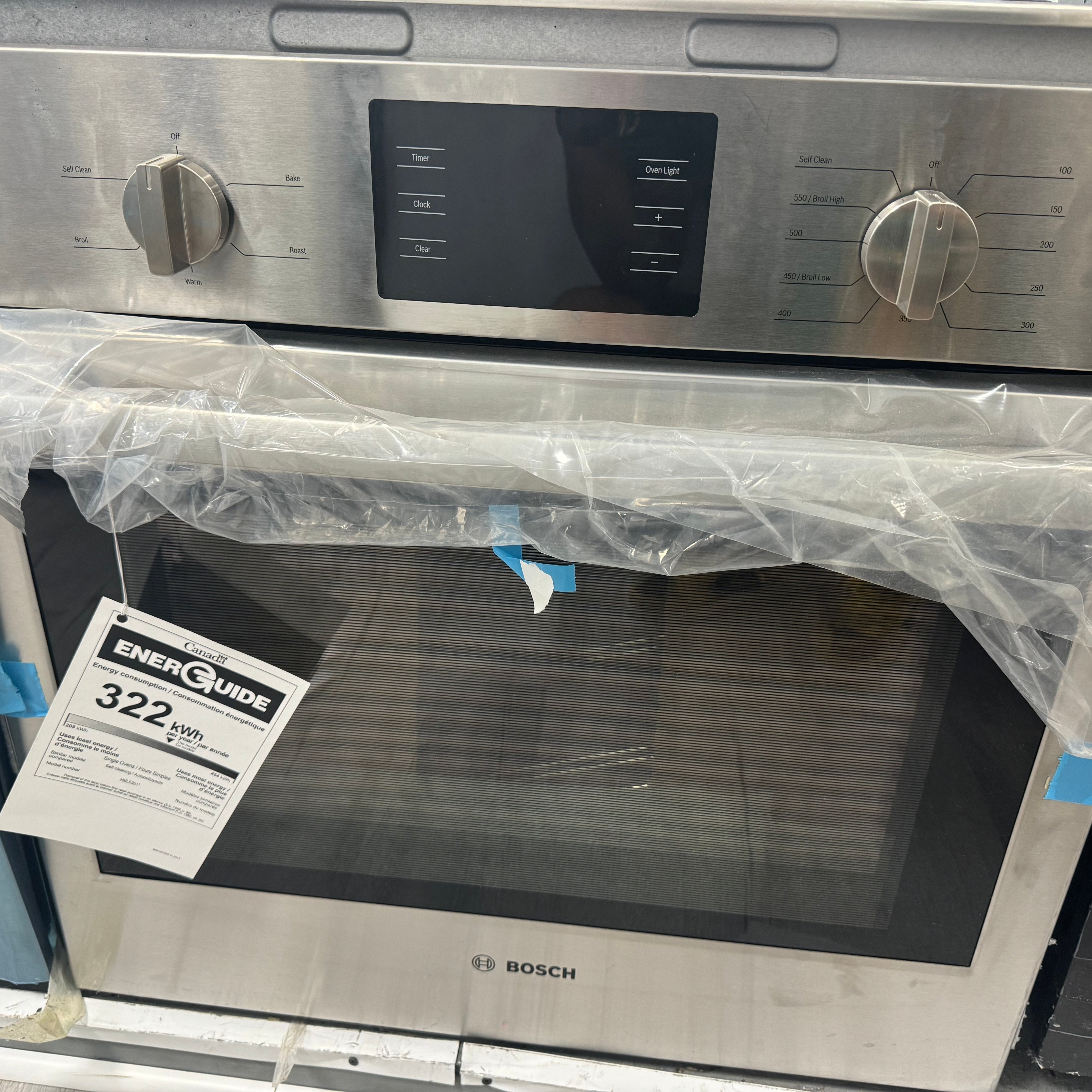 Bosch
500 Series 30 in. Built-In Single Electric Wall Oven in Stainless Steel with Thermal Cooking and Self-Cleaning