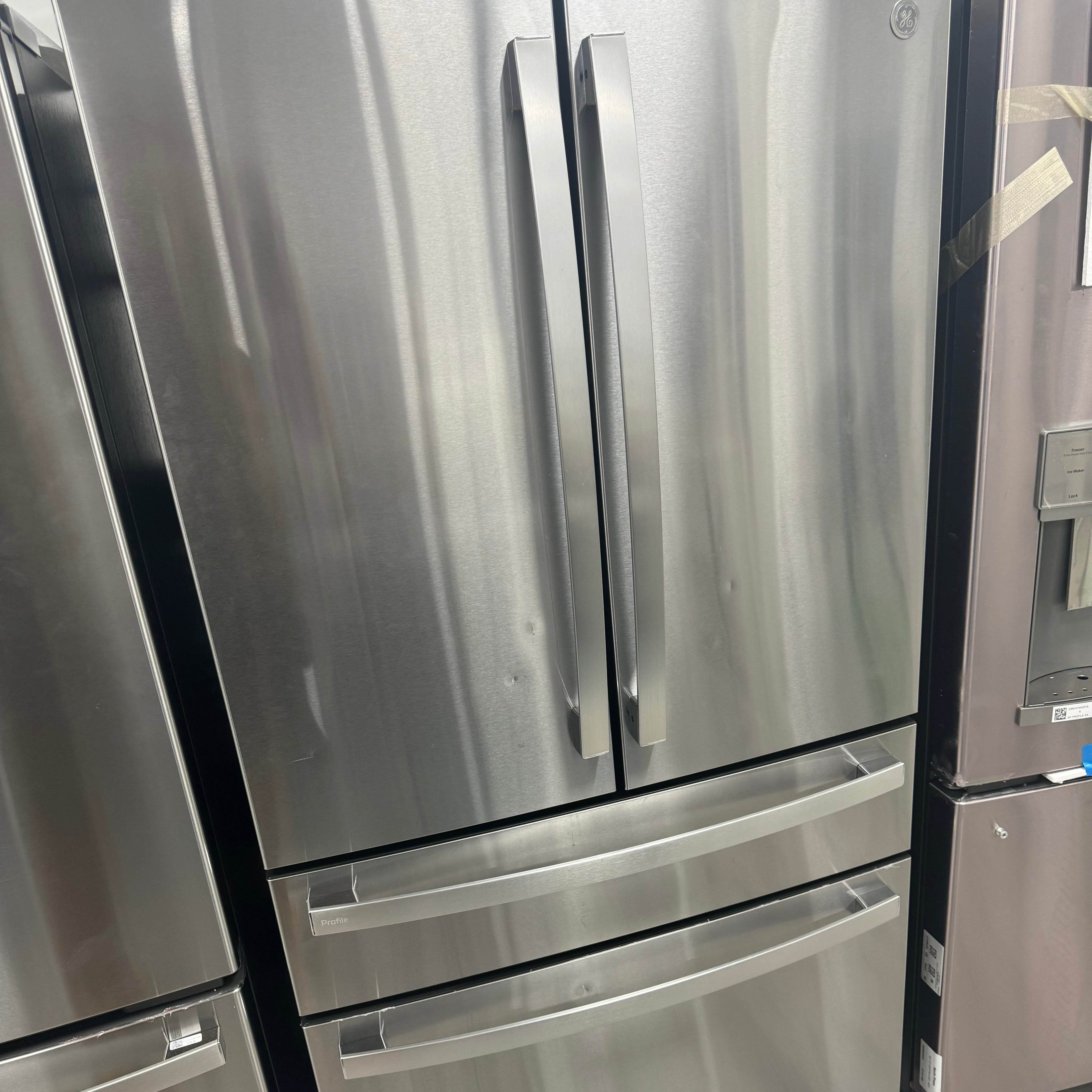 GE Profile™ Series ENERGY STAR® 29 Cu. Ft. Smart Fingerprint Resistant 4-Door French-Door Refrigerator with Door In Door