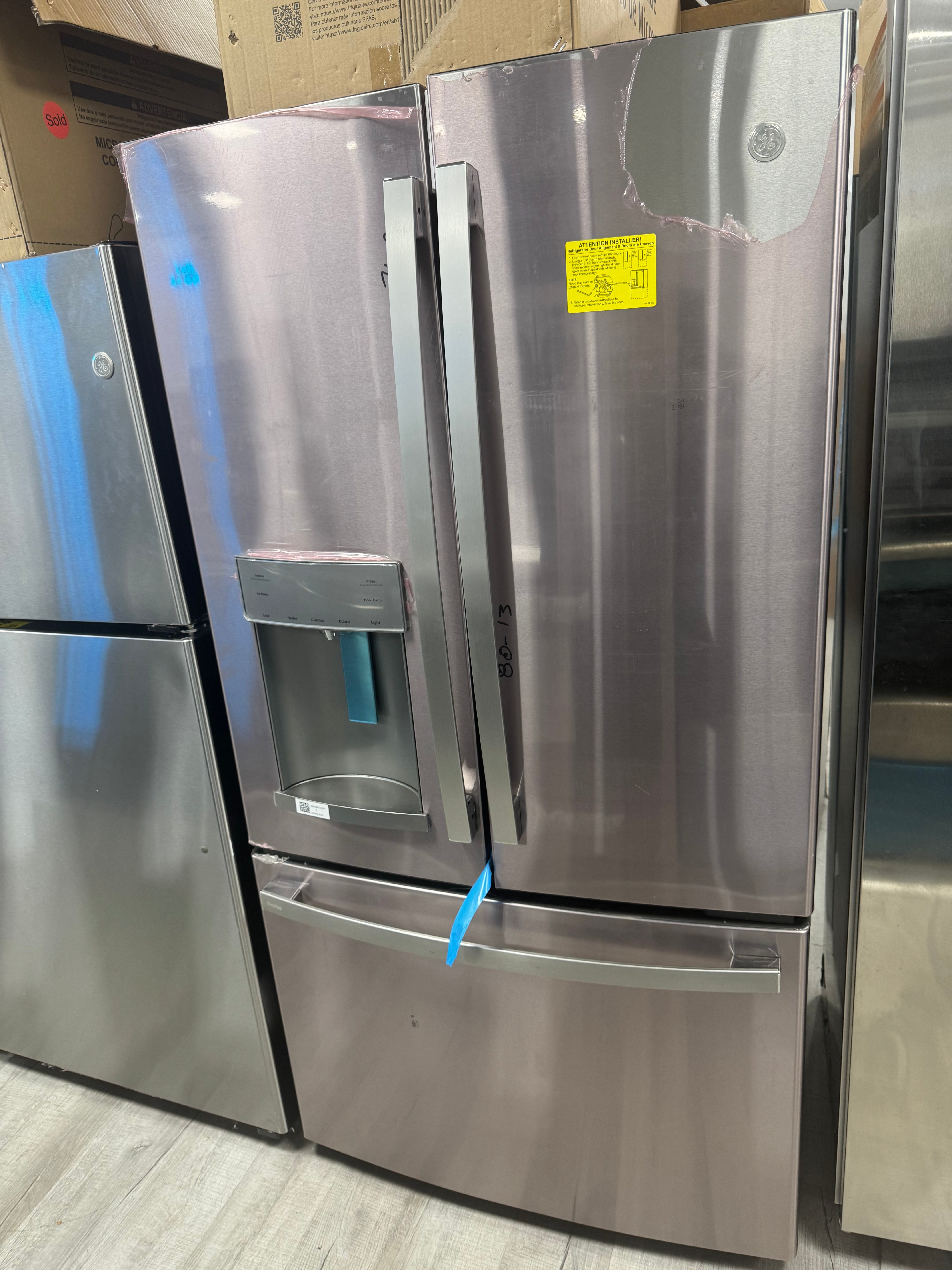GE® ENERGY STAR® 27.7 Cu. Ft. Fingerprint Resistant French-Door Refrigerator