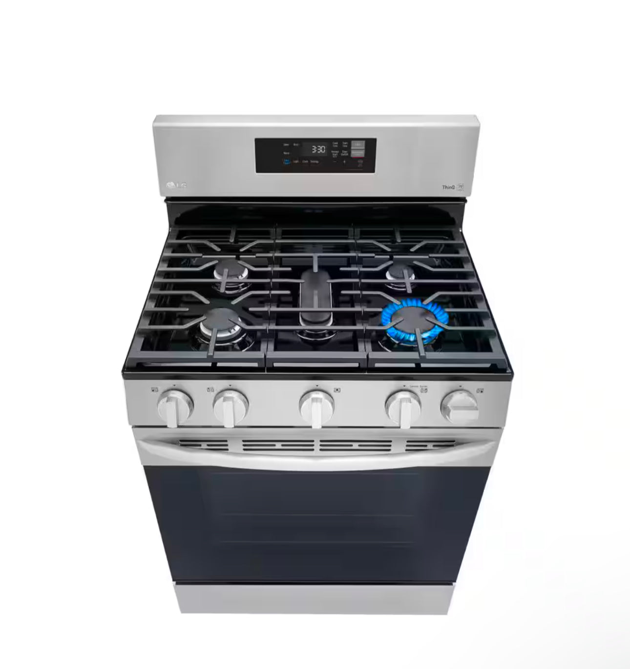 LG
30 in. 5.8 cu.ft. Smart Single Oven Gas Range with EasyClean, Wi-Fi Enabled in. Stainless Steel