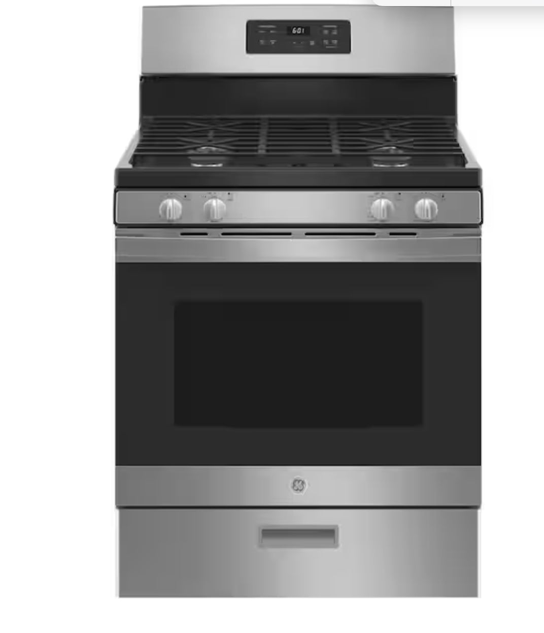 30 in. 4.8 cu. ft. Freestanding Gas Range in Stainless Steel