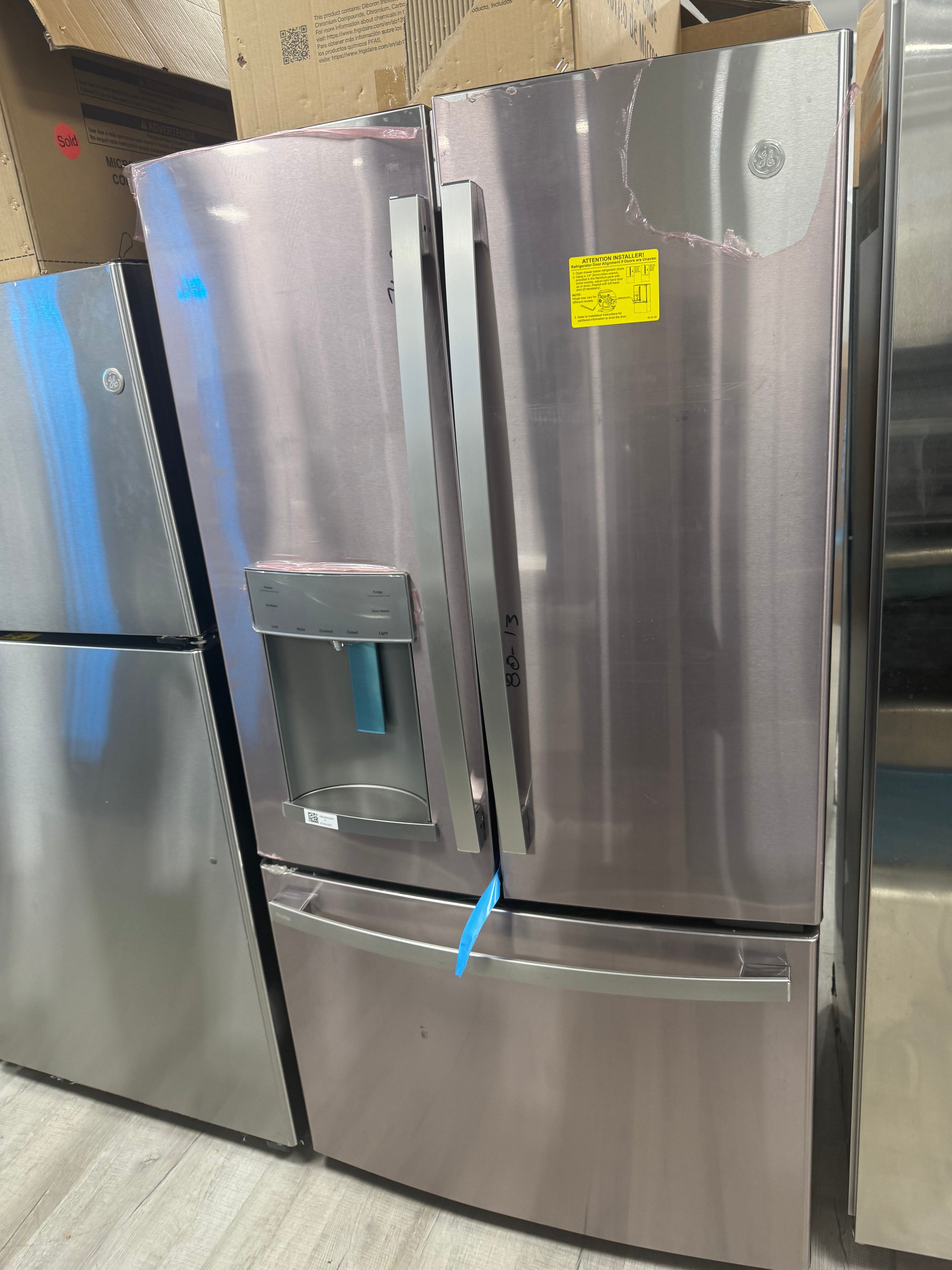 GE® ENERGY STAR® 27.7 Cu. Ft. Fingerprint Resistant French-Door